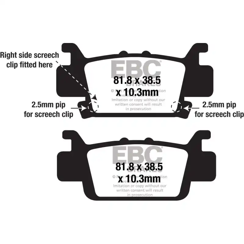 Klocki hamulcowe EBC SXR704HH Side By Side Race Formula (kpl. na 1 tarcze) Tylko dziś