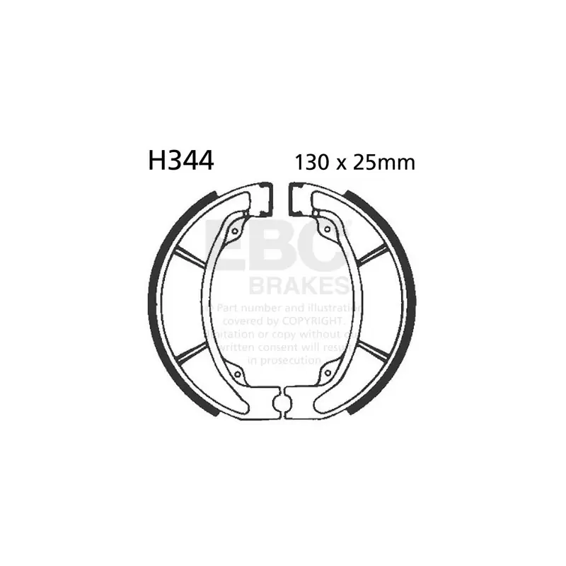 Szczęki hamulcowe EBC H344 (1 kpl.) Promocja