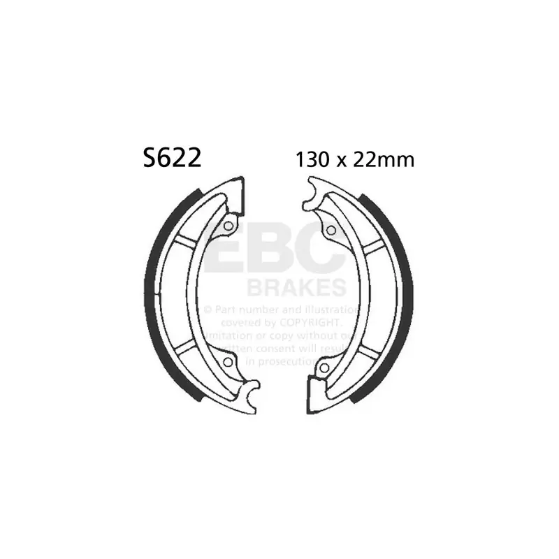 Oferta Szczęki hamulcowe EBC S622 (1 kpl.)