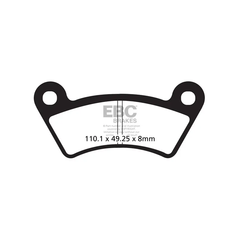 Kup teraz Klocki hamulcowe EBC FA482R (kpl. na 1 tarcze)
