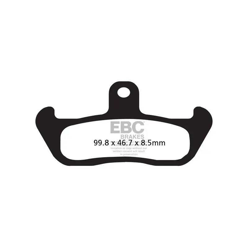 Zniżka Klocki hamulcowe EBC FA134R (kpl. na 1 tarcze)