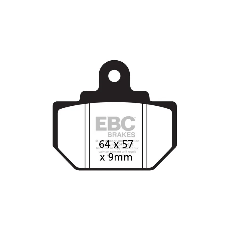 Tylko dziś Klocki hamulcowe EBC FA111R (kpl. na 1 tarcze)