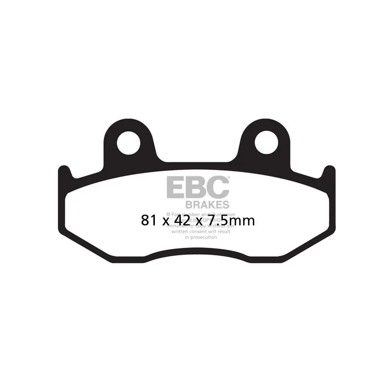 Klocki hamulcowe EBC FA092TT (kpl. na 1 tarcze) Wyprzedaż