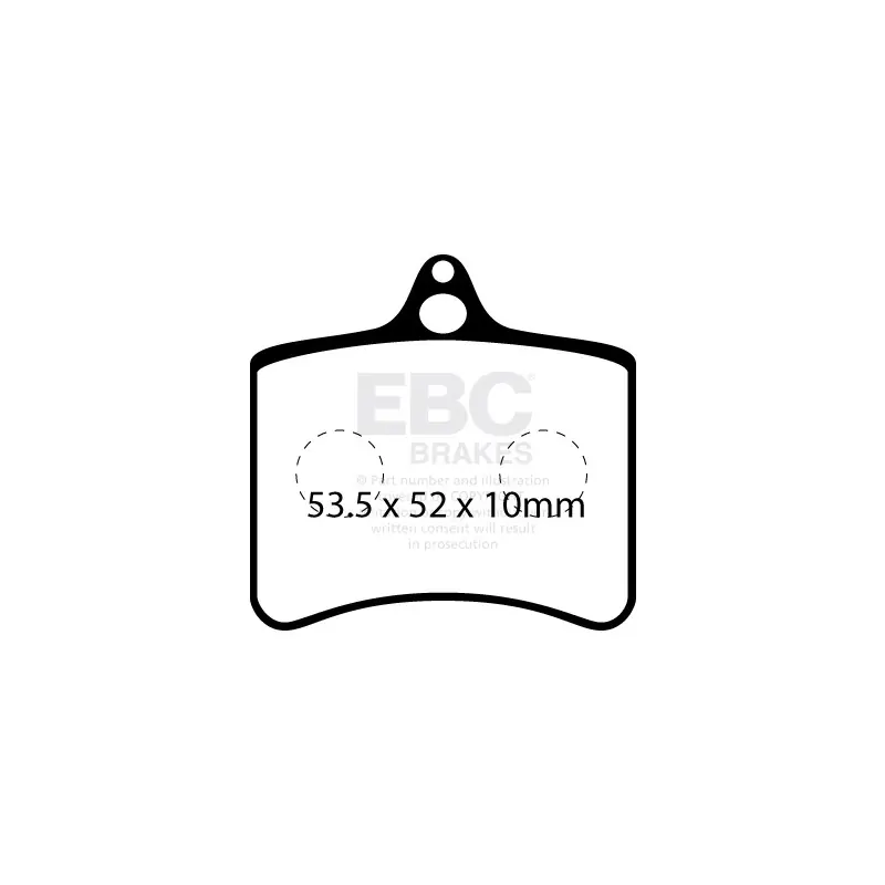 EBC Klocki kartingowe FA563S (1 kpl. na tarczę) Super okazja