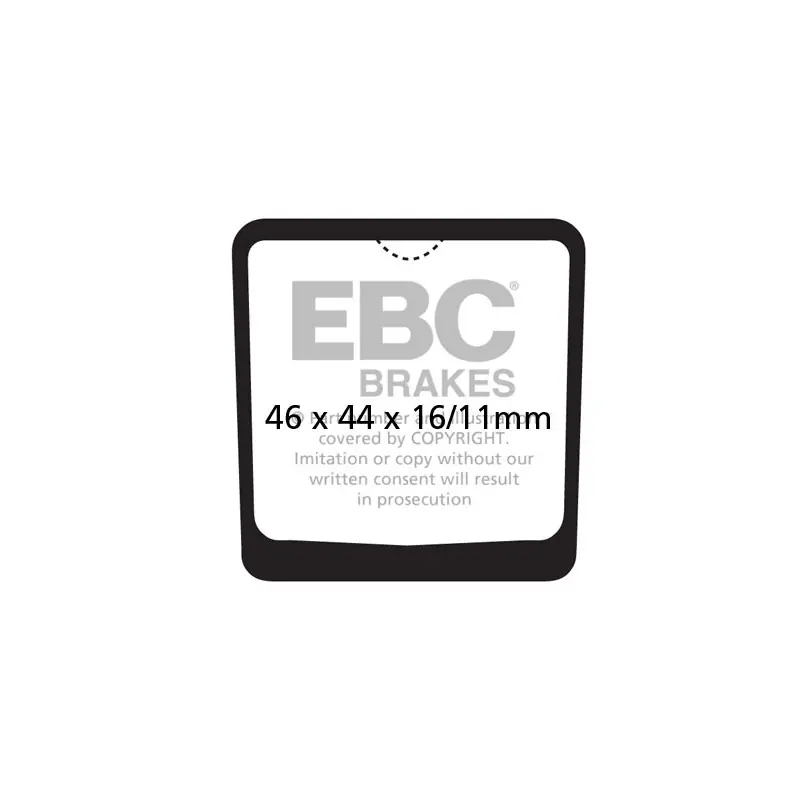 Wybór klientów Klocki hamulcowe EBC FA048 (kpl. na 1 tarcze)
