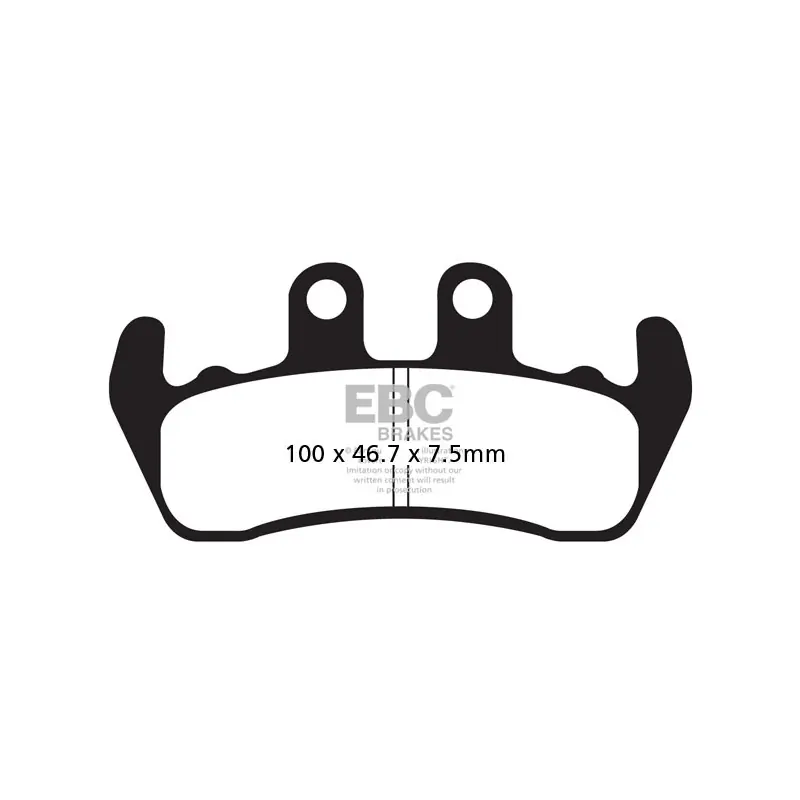 Taniej Klocki hamulcowe EBC FA166 (kpl. na 1 tarcze)