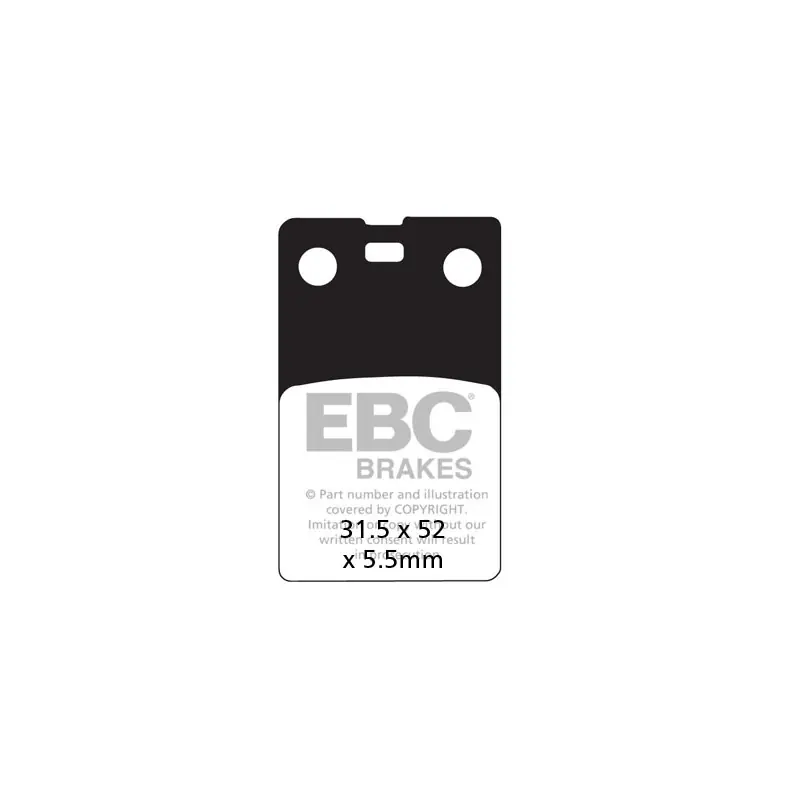 Klocki hamulcowe EBC FA099 (kpl. na 1 tarcze) Nowy