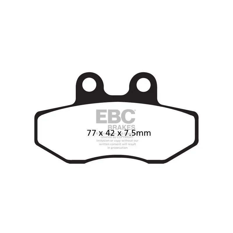 Klocki hamulcowe EBC FA167 (kpl. na 1 tarcze) Nowy