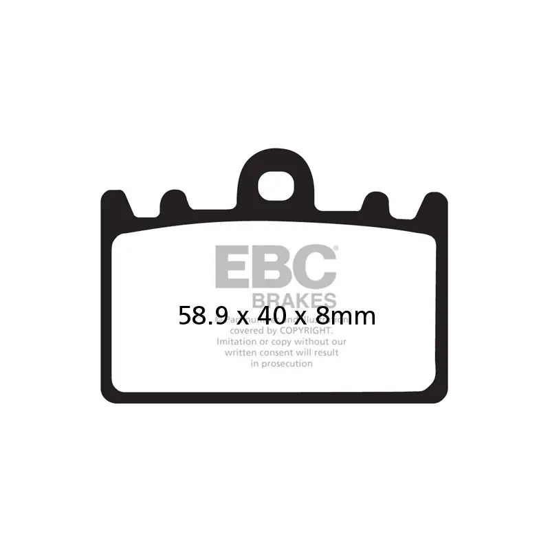Okazja Klocki hamulcowe EBC FA180 (kpl. na 1 tarcze)