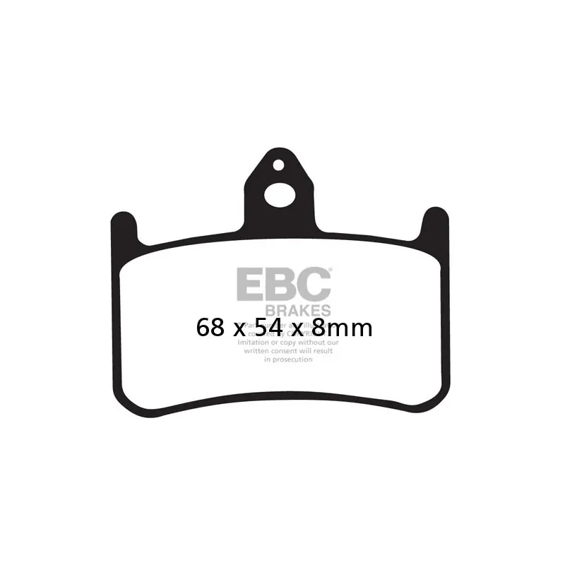 Klocki hamulcowe EBC FA187 (kpl. na 1 tarcze) Wybór klientów