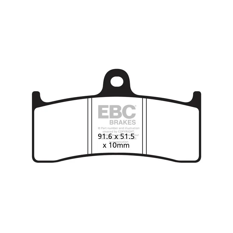 Ostatnie sztuki Klocki hamulcowe EBC FA249 (kpl. na 1 tarcze)