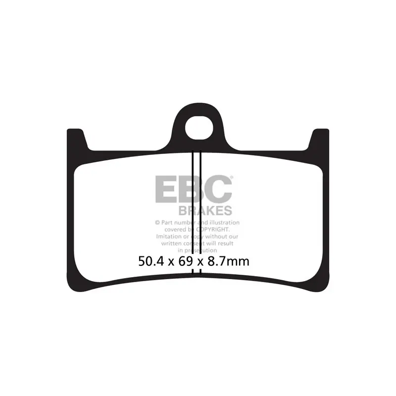 Bestseller Klocki hamulcowe EBC FA252 (kpl. na 1 tarcze)