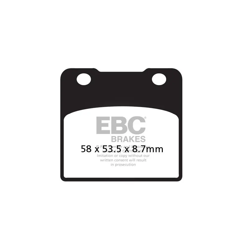 Klocki hamulcowe EBC FA103 (kpl. na 1 tarcze) Bestseller