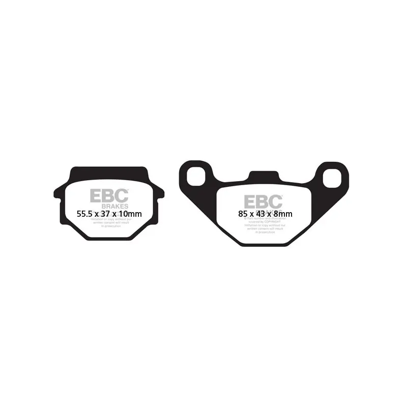 Oferta czasowa Klocki hamulcowe EBC FA067 (kpl. na 1 tarcze)