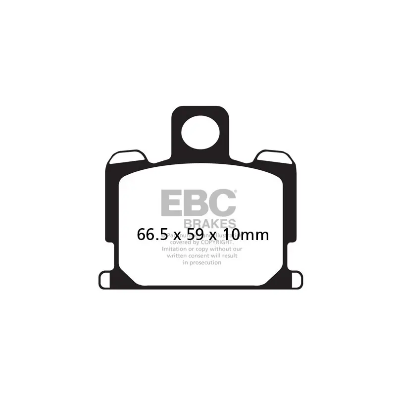 Klocki hamulcowe EBC FA070 (kpl. na 1 tarcze) Dostępne od ręki