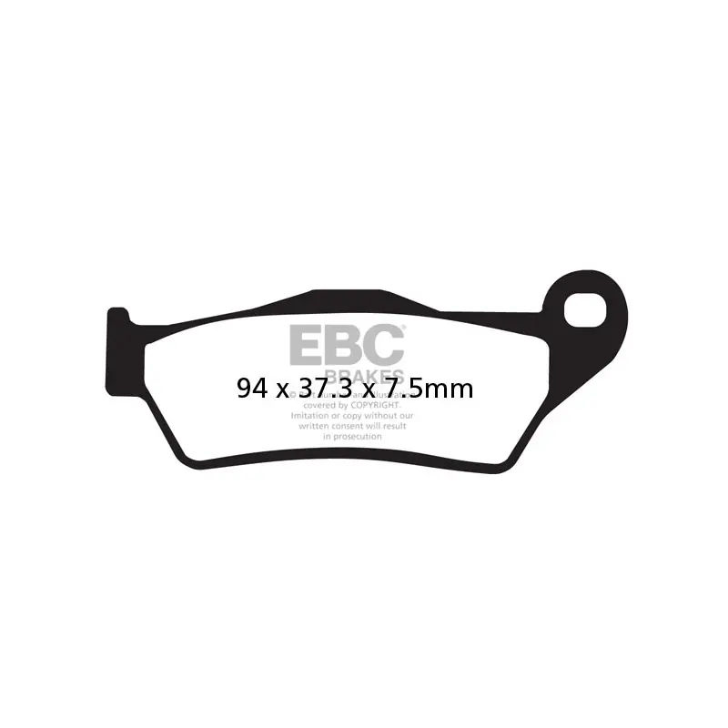 Klocki hamulcowe EBC FA181V V-PAD (kpl. na 1 tarcze) Ograniczona ilość