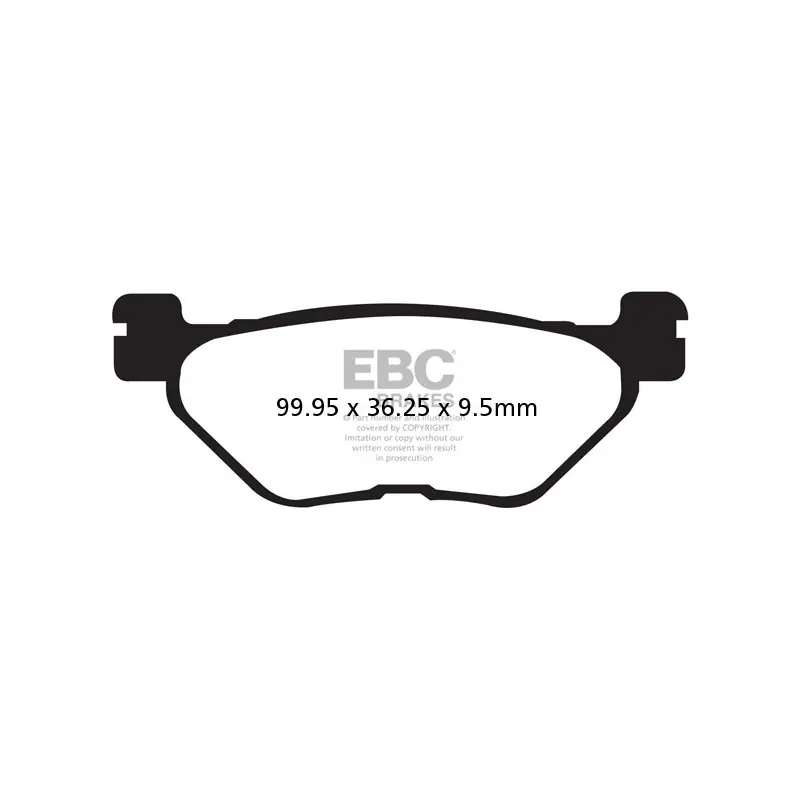 Tylko dziś Klocki hamulcowe EBC FA319/2V V-PAD (kpl. na 1 tarcze)