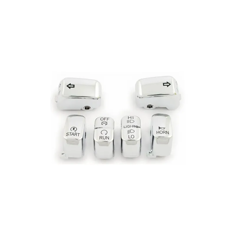 HANDLEBAR SWITCH CAP KIT, CHROME Dostępne od ręki