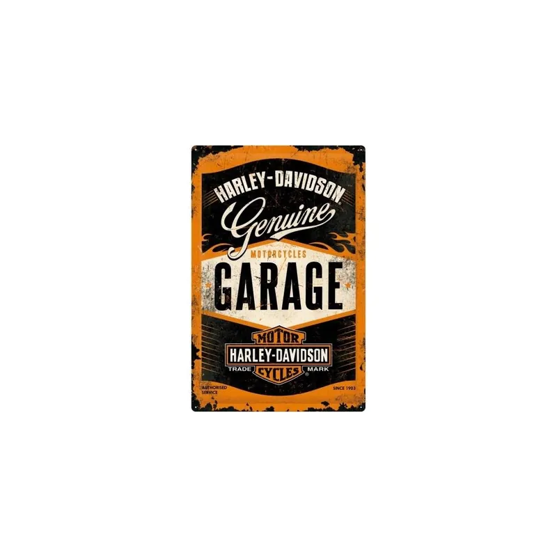 Nie przegap Blacha 40x60cm Harley-Davidson Garage