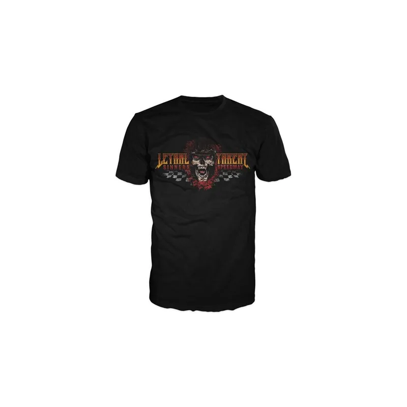 KOSZULKA LETHAL THREAT SINNERS SPEEDWAY CZARNA XXL Nowy