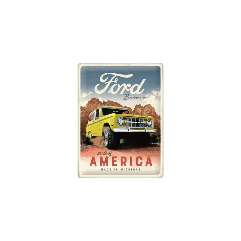 Blacha 30x40cm Ford Bronco Darmowy zwrot