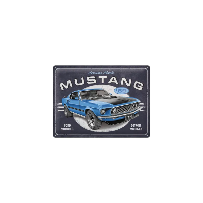 Blacha 30x40cm Ford Mustang 1969 Ograniczona ilość
