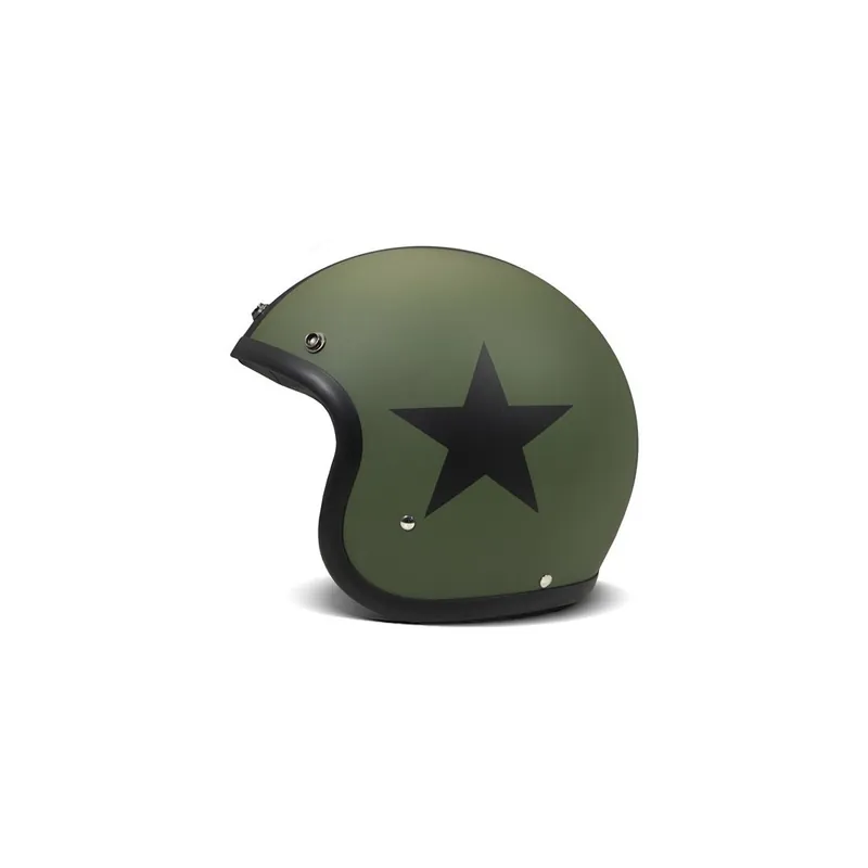 Hit sprzedaży KASK DMD VINTAGE ZIELONY GWIAZDA L