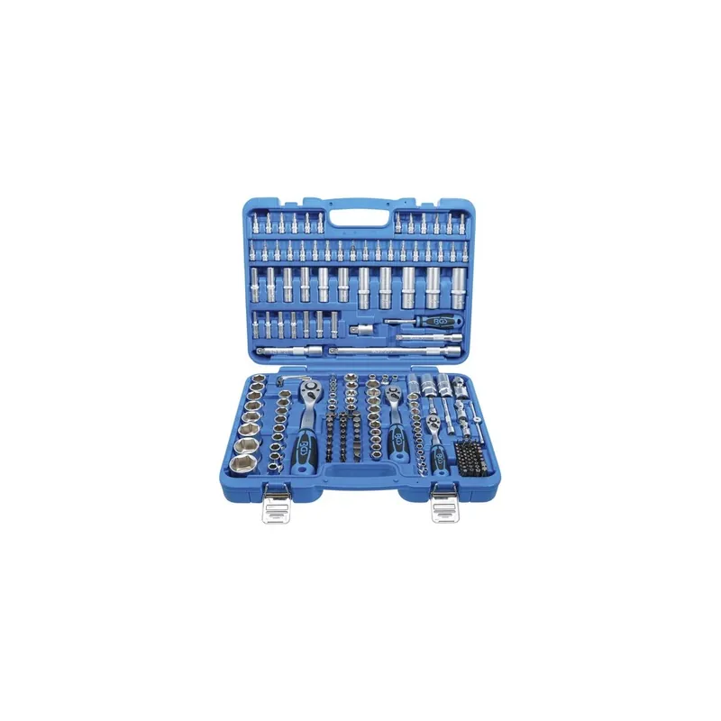 Oferta czasowa ZESTAW KLUCZY NASADOWYCH SZEŚCIOKĄTNYCH NAPĘD 6,3 MM (1/4) / 10 MM (3/8) / 12,5 MM (1/2) CALOWE 192 SZT.