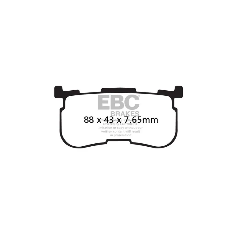 KLOCKI HAMULCOWE EBC FA641/4HH DOUBLE-H SINTEROWE TYLNE Ograniczona ilość