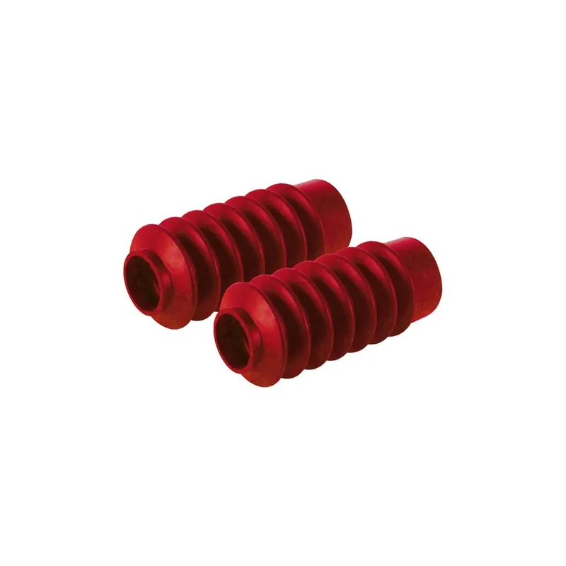 Gumowe osłony zawieszenia 41mm czerwone Wysoka jakość