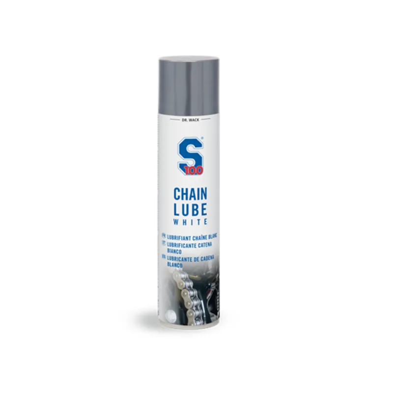 SMAR DO ŁAŃCUCHA W SPRAYU S100 CHAIN LUBE WHITE 400ML Wyprzedaż