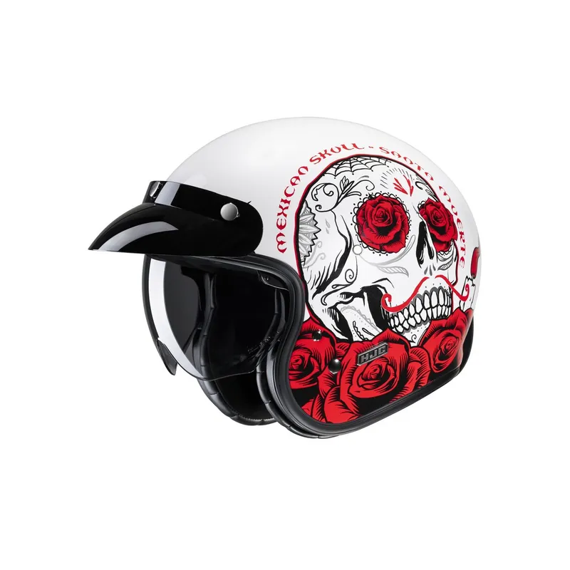 KASK HJC V31 DESTO WHITE/RED Darmowy zwrot