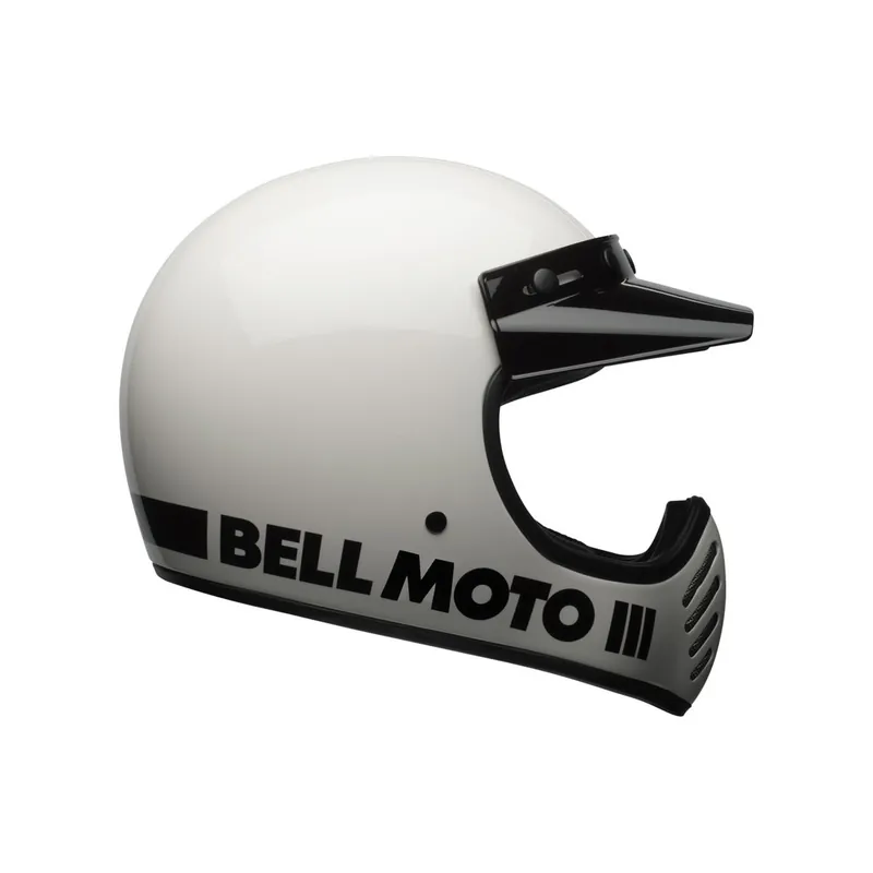 KASK BELL MOTO-3 CLASSIC WHITE Super okazja