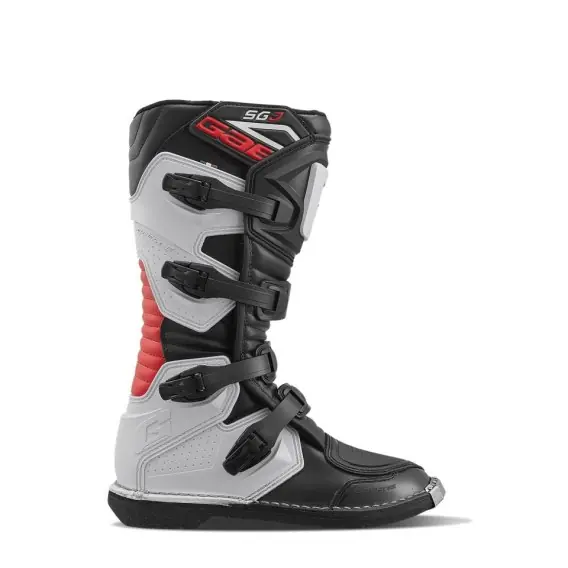 GAERNE BUTY CROSS/ENDURO JUNIOR/KID/DZIECIĘCE MODEL SG-J BLACK/WHITE/RED KOLOR CZARNY/BIAŁY/CZERWONY ROZMIAR 35 Ekspresowa dostawa