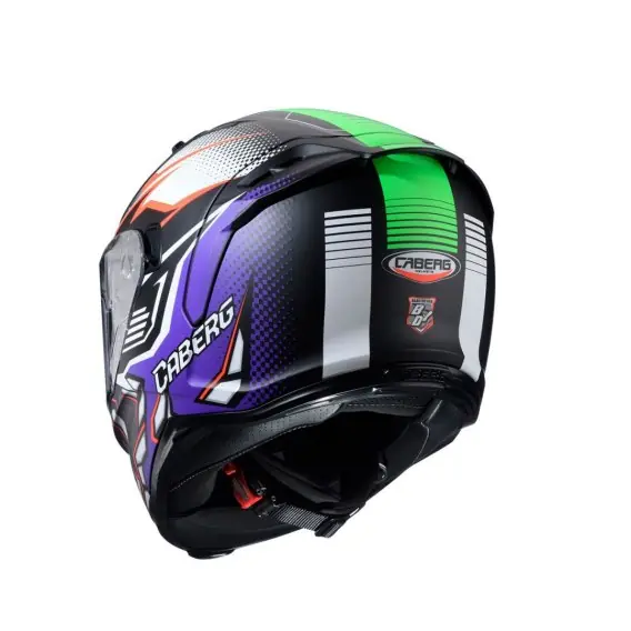CABERG KASK INTEGRALNY AVALON X GURKHA KOLOR CZARNY MAT/POMARAŃCZOWY/FIOLETOWY ROZMIAR M Okazja