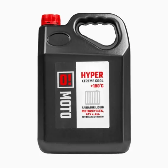 OMOTO PŁYN BEZWODNY DO CHŁODNIC +180°C WATERLESS COOLANT HYPER XTREME COOL 5L 4X4, OFF ROAD, ATV, MOTORCYLES (O!MOTO) Promocja