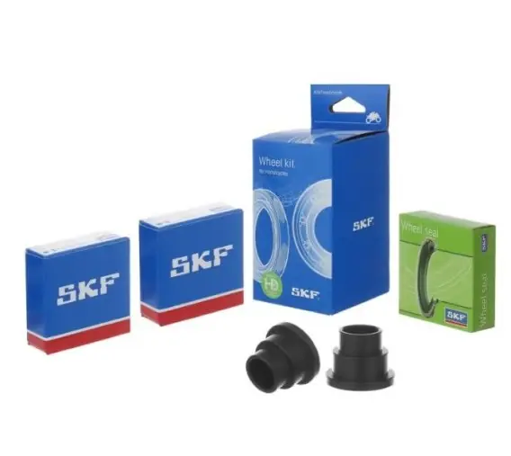 SKF ZESTAW ŁOŻYSKA KOŁA TYLNEGO Z USZCZELNIACZAMI I TULEJKAMI KTM SX/SXF ‘23- , EXC/EXC-F ‘24- , HUSQVARNA TC/FC ‘23- , GAS GAS Super okazja