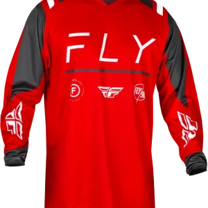 Łatwy zwrot Koszulka Fly Racing F-16 Czerwony/Szary