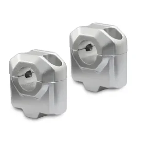 Zniżka Zestaw Podwyższający Kierownicę SW-MOTECH 22mm Podwyższenie 30mm Silver