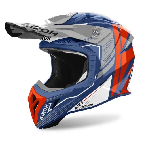 Wyprzedaż Kask Airoh AVIATOR ACE 2 Engine Cerulean